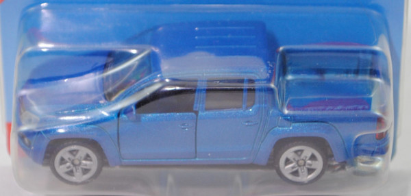 00002 VW Amarok 2.0 TDI DoubleCab (2H, Typ VN817, Mod. 10-12), blaumet., B47 offen grau, SIKU, P29e