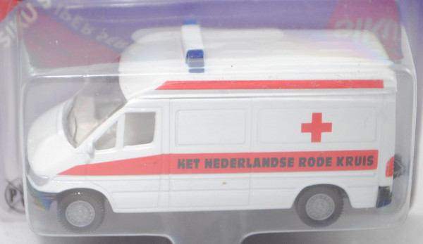00300 NL Mercedes-Benz Sprinter (T1N, Mod. 95-00) Krankenwagen, weiß, HET NEDERLANDSE RODE KRUIS,P26