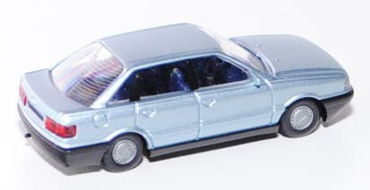 Audi 80 (B3, Typ 89), Modell 1986-1991, hell-blausilbermetallic, Rietze, 1:87, mb